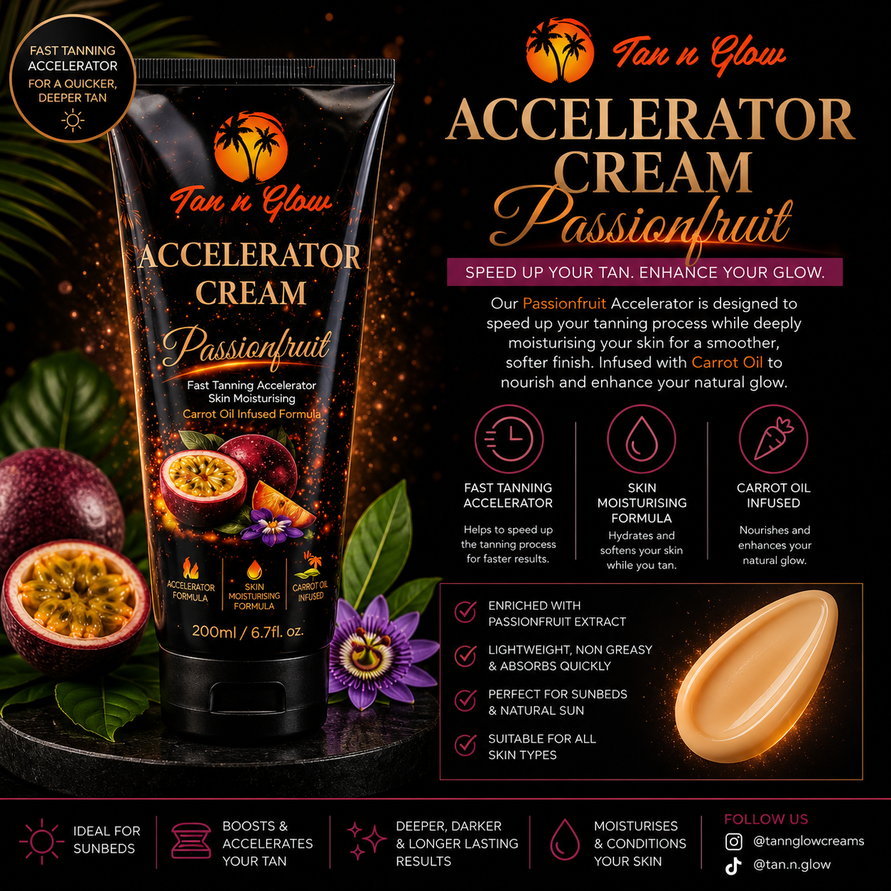 Accelerator Cream Passion Fruit 🌸