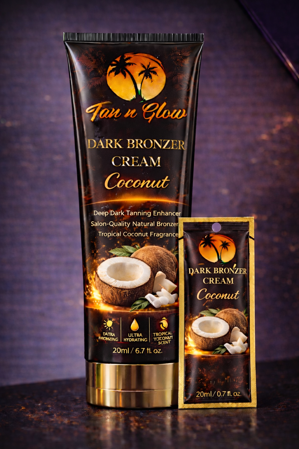 Dark Bronzer Cream Coconut 🥥